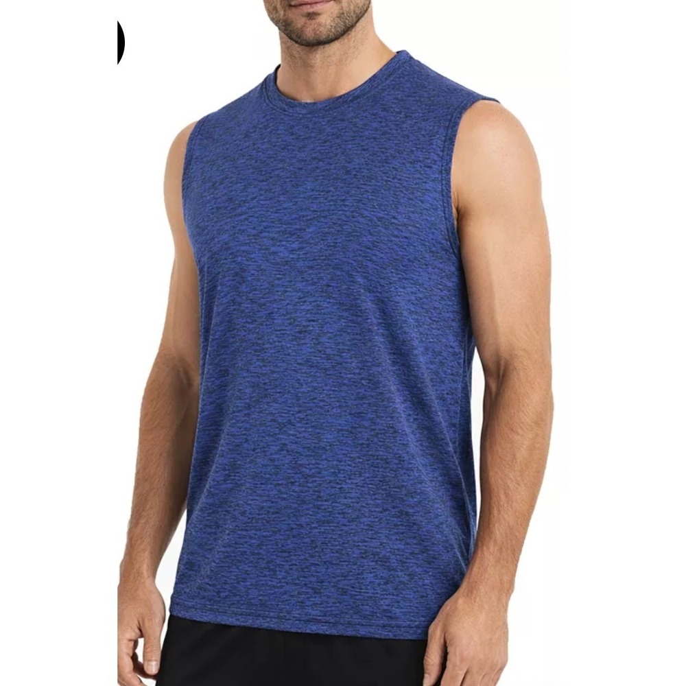 Tek Gear Men's Blue Muscle Tank Top Size XL